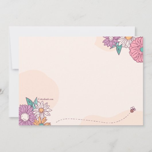 Federdusche Einladung (Rückseite)