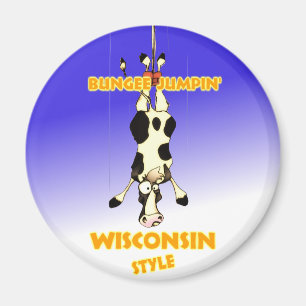 Federelement Jumpin Wisconsin Art Magnet