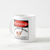 Federelement-Pullover-Adrenaline-Junkie Kaffeetasse (Vorderseite Links)