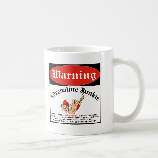 Federelement-Pullover-Adrenaline-Junkie Kaffeetasse (Rechts)