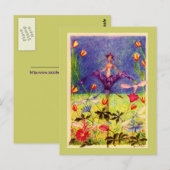 Federelfen Postkarte (Vorne/Hinten)
