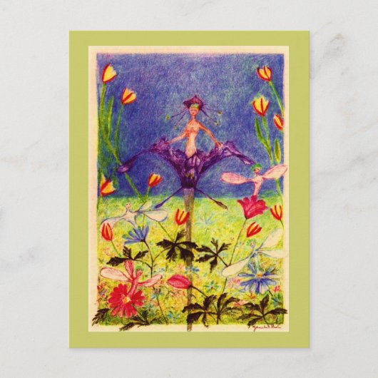 Federelfen Postkarte (Vorderseite)