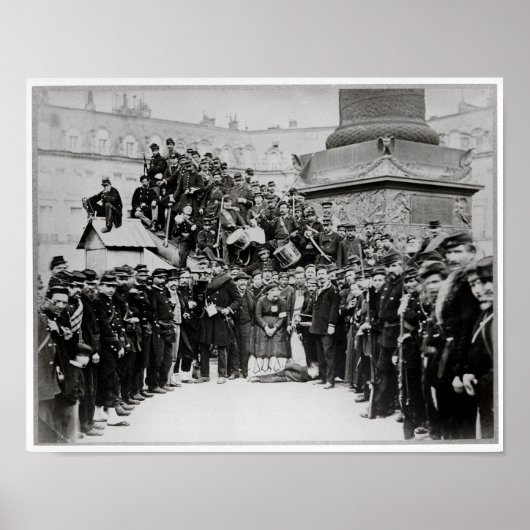 Federes vor der Vendomsäule Poster (Vorne)