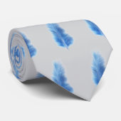 Federfall - Hellgrau Krawatte (Gerollt)