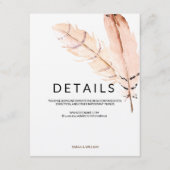 Federfarben-Informationskarte Begleitkarte (Vorderseite)