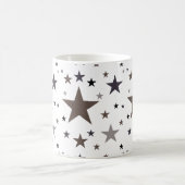 Federfarben Sterne Kaffeetasse (Mittel)