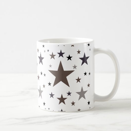 Federfarben Sterne Kaffeetasse (Rechts)