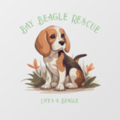 Federfenster-Klammer Fensteraufkleber (Blatt)