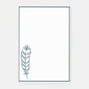 Federform Minimal und modern Post-it Klebezettel