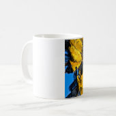federförmige Maske Kaffeetasse (Vorderseite Links)