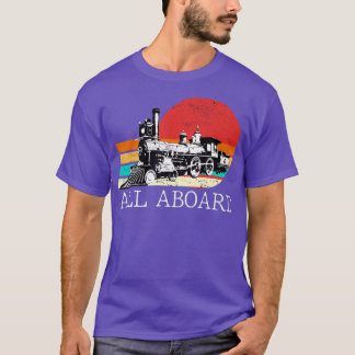 Federführmodell der Funny Railway Locomotive T-Shirt