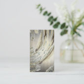 Federgebürtiger Shaman-rustikale Visitenkarten Visitenkarte (Stehend Vorderseite)