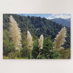 Federgräser im Hochland Puzzle