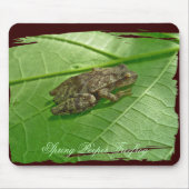 Federhalter (Pseudacris-Kreuzleger) Treefrog-Eleme Mousepad (Vorne)