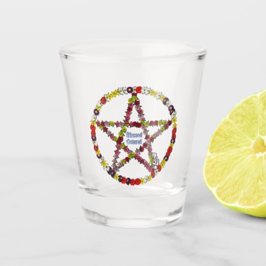Federhalterung Schnapsglas (Vorderseite)