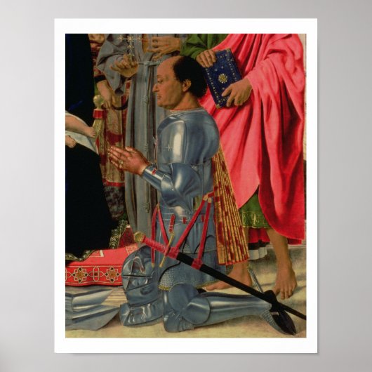 Federico da Montefeltro, detail from the Brera Alt Poster (Vorne)