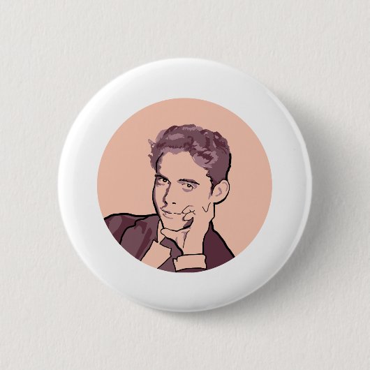 Federico Garcia Lorca Button (Vorderseite)