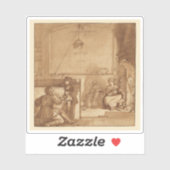 Federico Zuccaro: Das frühe Leben von Taddeo Zucca Aufkleber (Blatt)