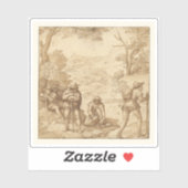 Federico Zuccaro - Taddeos Halluzination Aufkleber (Blatt)