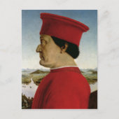 Federigo DA Montefeltro Herzog von Urbino, c.1465 Postkarte (Vorderseite)