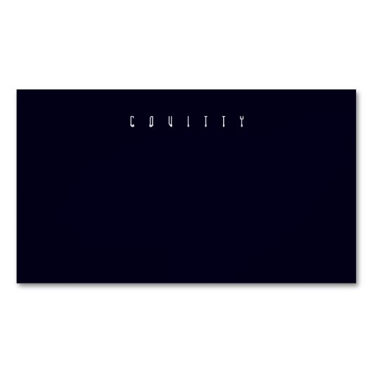 Federkarte Magnetische Visitenkarte (Vorderseite)