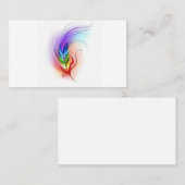 Federkarte Visitenkarte (Vorne/Hinten)