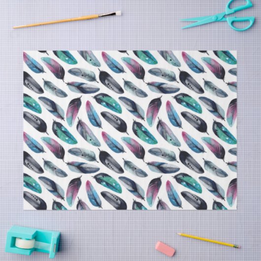 Federkerndesign 4 seidenpapier (Basteln)