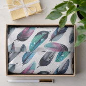 Federkerndesign 4 seidenpapier (Geschenk)