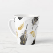 Federkernkarton, elegante Leckerei, Federklee Milchtasse (Linke Ecke)