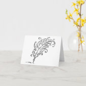 Federkiel-Anmerkungs-Karte Karte (Gelbe Blume)