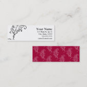 Federkiel-dünne Visitenkarte (Vorne/Hinten)