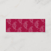 Federkiel-dünne Visitenkarte (Rückseite)