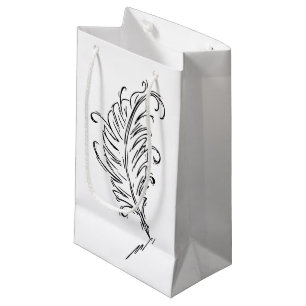 Federkiel-Geschenk-Tasche Kleine Geschenktüte
