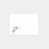 Federkiel-Post-Itanmerkungen Post-it Klebezettel (Vorderseite)