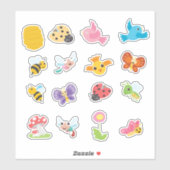 Federkleber Aufkleber (Blatt)