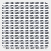 Federkleber Quadratischer Aufkleber (Vorderseite)