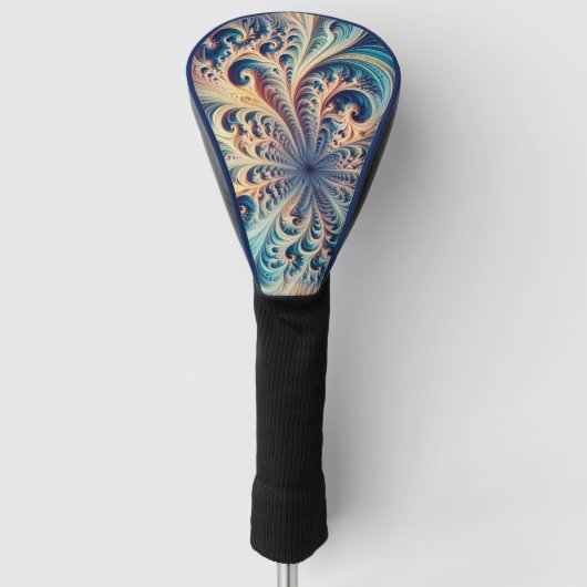 Federkoralle - Gold Head Cover Golf Headcover (Vorderseite)