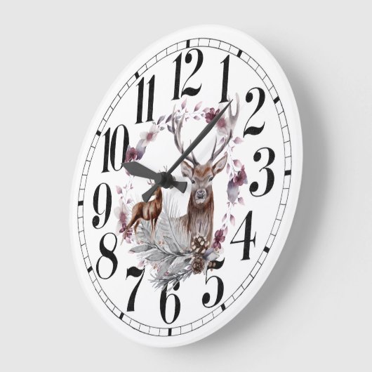 Federkranz Große Wanduhr (Winkel)