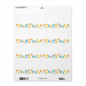 Federkronen-Blume und Blätter Design (Vorne)