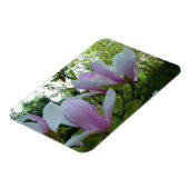 Federlicht lila magnolische Blume Magnet (Linke Seite)
