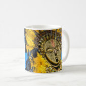 Federmaske Kaffeetasse (VorderseiteRechts)