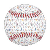 Federmuster Baseball (Rückseite)