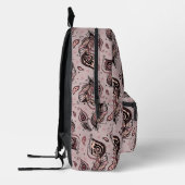 Federmuster Bedruckter Rucksack (Links)