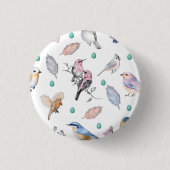 Federmuster Button (Vorderseite)