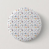 Federmuster Button (Vorderseite)