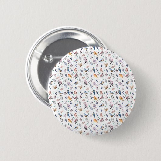 Federmuster Button (Vorne & Hinten)