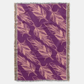 Federmuster Decke (Vorderseite Vertikal)