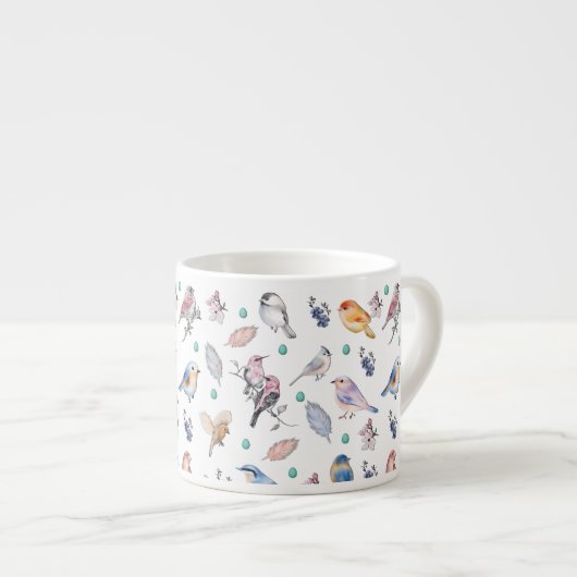 Federmuster Espressotasse (Vorderseite Rechts)