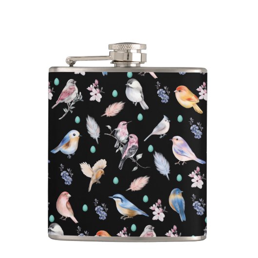 Federmuster Flachmann (Vorderseite)