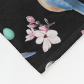 Federmuster Fleecedecke (Ecke)